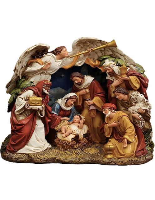Nacimiento navideño Roman Christmas de poliresina