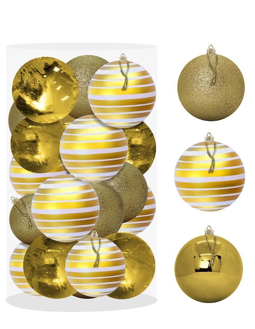 Set de esfera navideña Artego Nice con 30 piezas