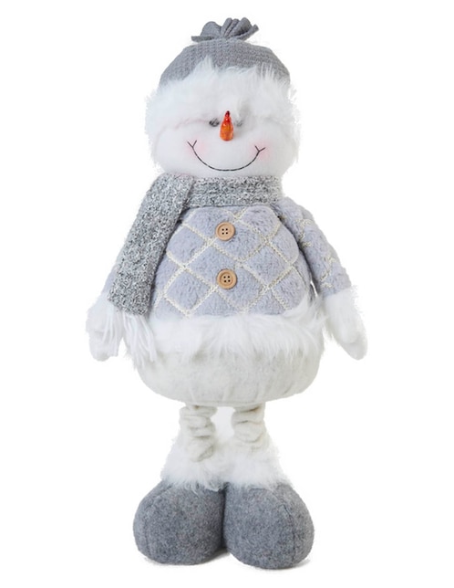 Figura decorativa navideña de muñeco de nieve
