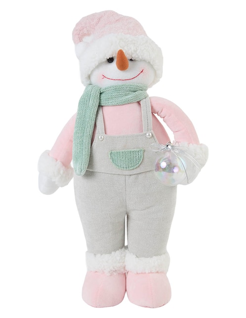 Figura decorativa navideña de muñeco de nieve Christmas Spirit