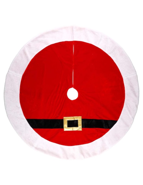 Pie de árbol estampado santa claus