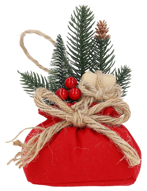 Ornamento navidad bolsa