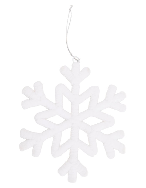 Ornamento navidad copo de nieve
