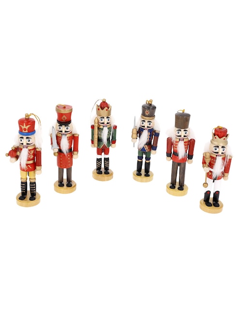 Set de ornamentos cascanueces