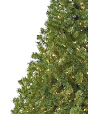 Árbol de Navidad Naviplastic Canadiense con luces