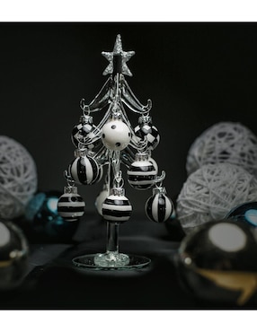Figura decorativa de árbol Running de vidrio
