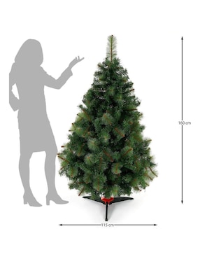 Árbol de navidad Naviplastic California de plástico