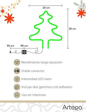 Árbol de navidad Artego Beckon Store con 1 luz