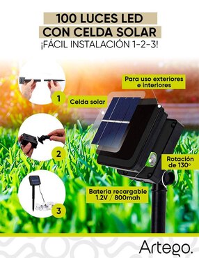 Serie LED Artego Beckon store con 100 focos