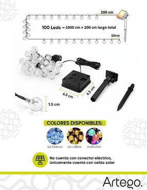 Serie LED Artego Beckon store con 100 focos
