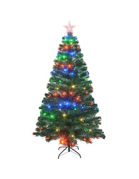 Árbol De Navidad Jardimex De Pvc Con 200 Luces