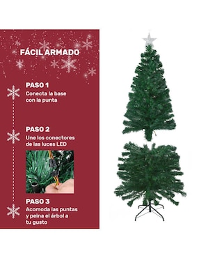 Árbol de navidad Jardimex con 200 luces