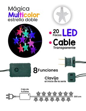 Serie LED Navi Colors L572250 con 20 focos