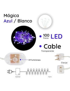 Serie LED Navi Colors L562278 con 100 focos