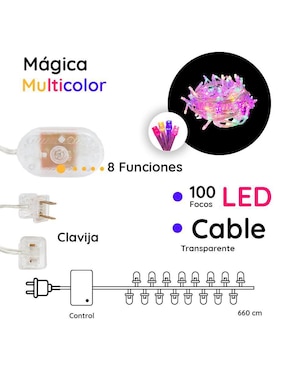 Serie LED Navi Colors L554439 con 100 focos