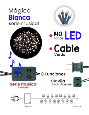 Serie LED Navi Colors L562229 con 144 focos