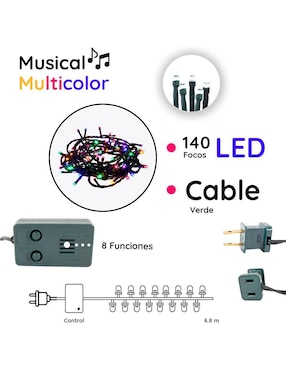 Serie LED Navi Colors L562228 con 144 focos