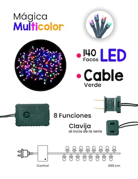 Serie LED Navi Colors L562294 con 144 focos