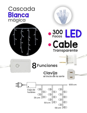 Serie LED Navi Colors Cascada L552641 con 300 focos