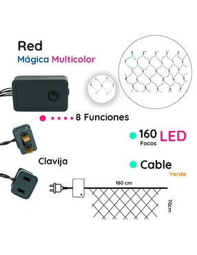 Serie LED Navi Colors L562285 con 160 focos