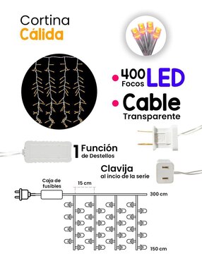 Serie LED Navi Colors L573118 con 400 focos