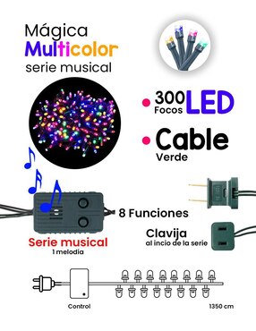 Serie LED Navi Colors L573089 con 300 focos