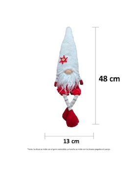 Figura decorativa de gnomo Infinity Home Decor Gnomos Tomtes Nórdicos Escandinavos