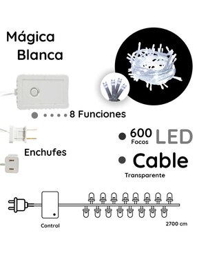 Serie LED Navi Colors L554487 con 600 focos