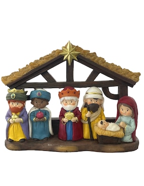 Nacimiento navideño Running de poliresina