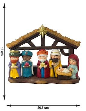 Nacimiento navideño Running de poliresina