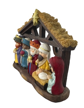 Nacimiento navideño Running de poliresina