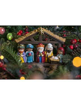 Nacimiento navideño Running de poliresina