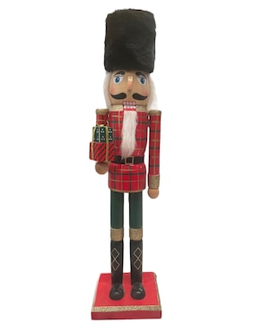 Figura decorativa de cascanueces Running Decora de madera