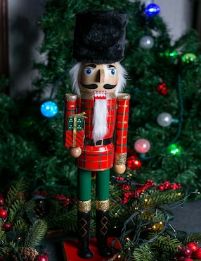 Figura decorativa de cascanueces Running Decora de madera