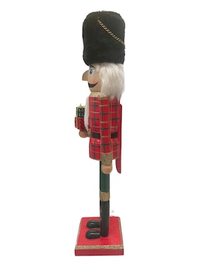 Figura decorativa de cascanueces Running Decora de madera