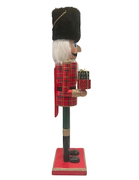 Figura decorativa de cascanueces Running Decora de madera