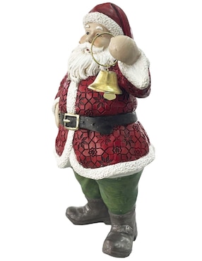 Figura decorativa de santa claus Running Decora de resina