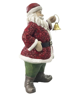Figura decorativa de santa claus Running Decora de resina