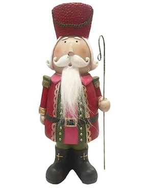 Figura decorativa de cascanueces Running Decora de resina