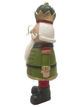 Figura decorativa de cascanueces Running Decora de resina