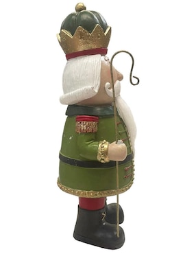 Figura decorativa de cascanueces Running Decora de resina