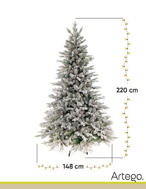 Árbol de navidad Artego Nevado Eastern Hemlock