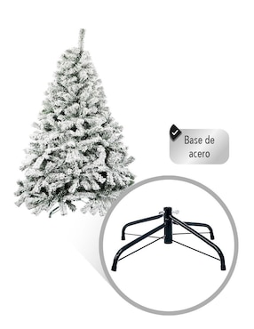 Árbol de navidad Homeasy Escarchado de plástico
