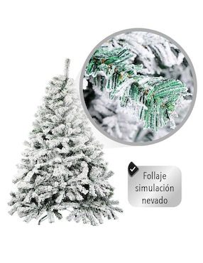 Árbol de navidad Homeasy Escarchado de plástico