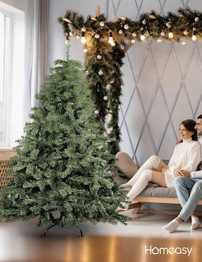 Árbol de navidad Homeasy Frondoso de plástico
