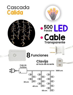 Serie LED Navi Colors L562402 con 500 focos
