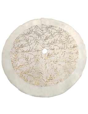 Pie de árbol Artego estampado navideño