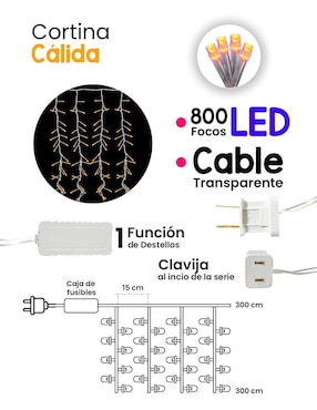Serie LED Navi Colors L573121 con 800 focos