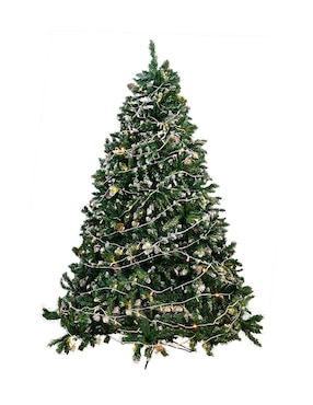 Árbol De Navidad Homeasy Con Piñas De Plástico Con 150 Luces