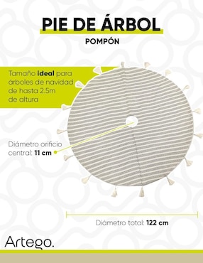 Pie de árbol Artego Pompón
